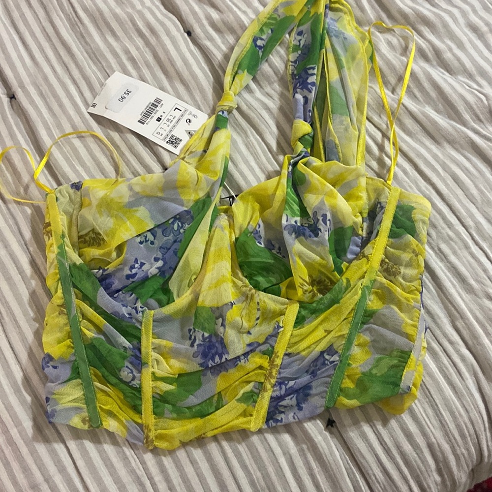 Zara corset top